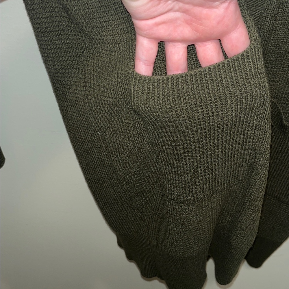 Elegant Olive Cardigan - Picture 4 of 5